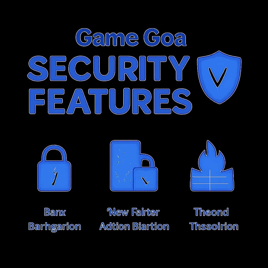An illustrative diagram detailing the security measures of Game Goa.