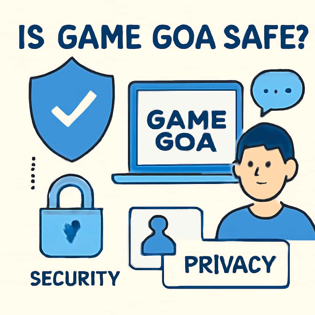 An illustration showing key security features of Game Goa.