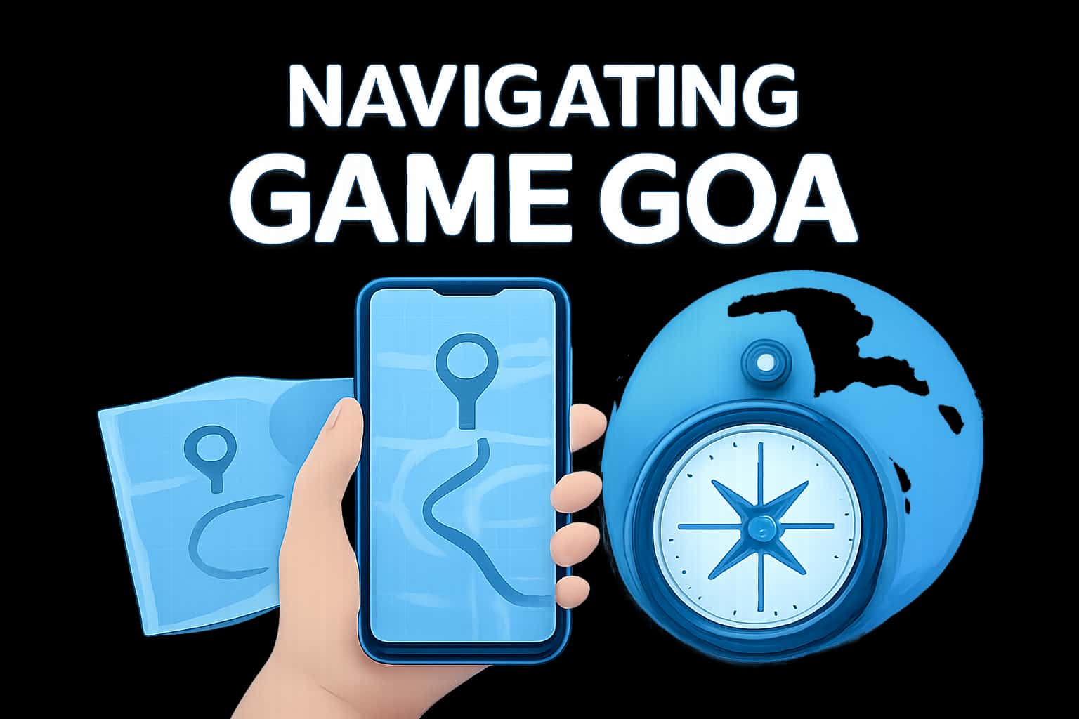 An informative visual representation of Navigating Game Goa with neutral tones.